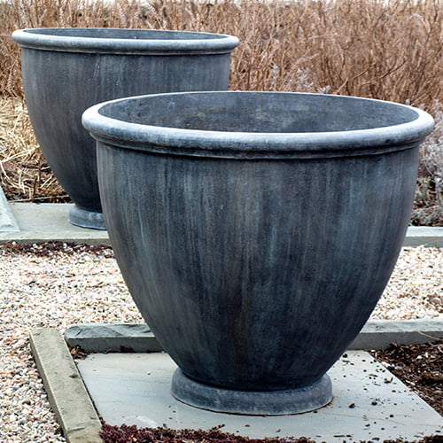 Classic Lead Vases By Bromsgrove Garden