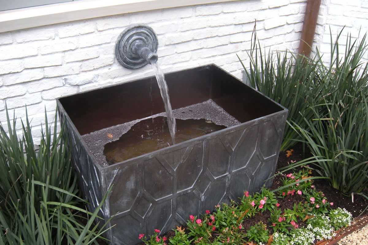 Lead Water Feature By Bromsgrove Garden